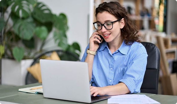 women with phone